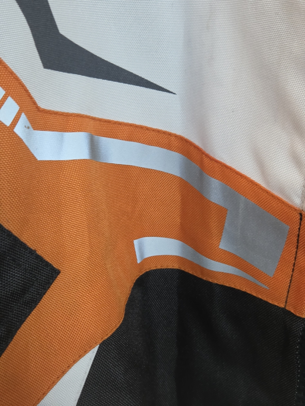 Motorcycle Alpha Men's Black & Orange Performance Riding Jacket - Picture 3 of 16